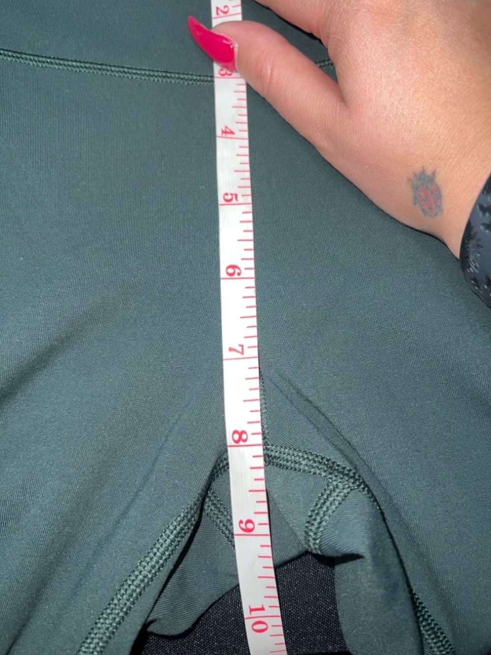 Lululemon Speed Up Tight Dark Green High-Waist Pocket Reflective Leggings - Picture 14 of 15
